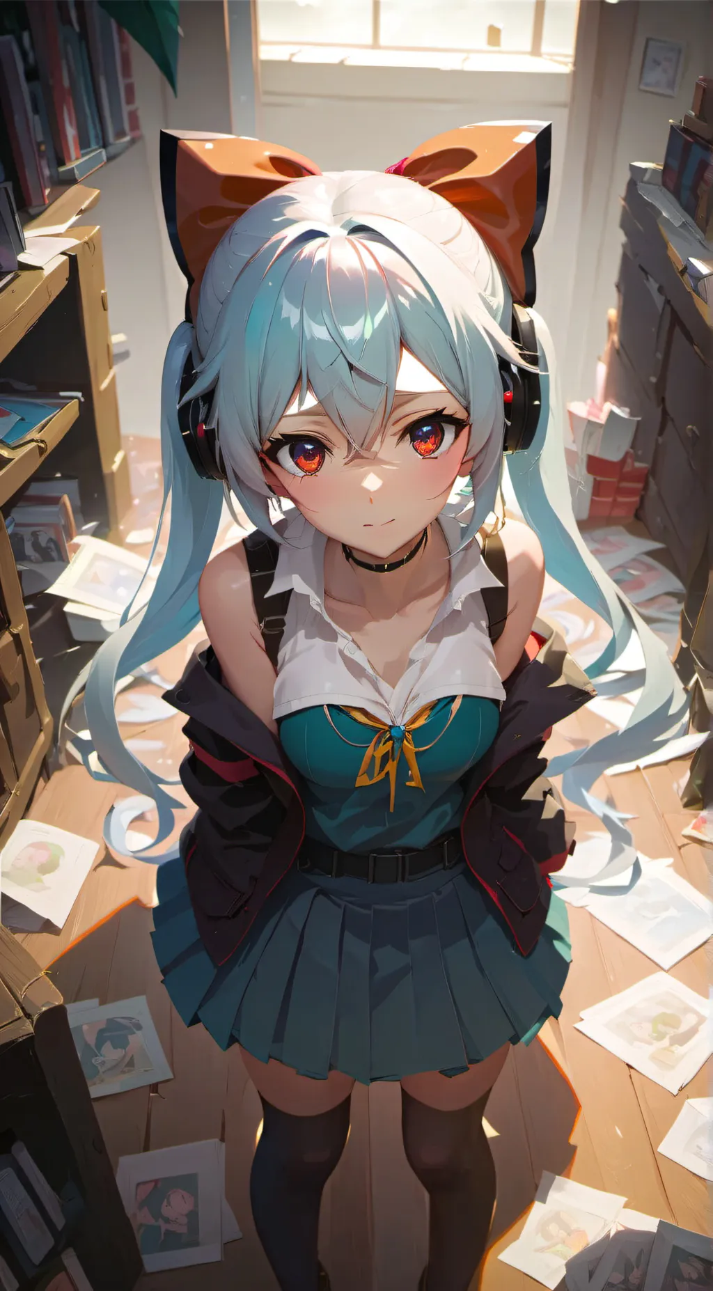 ai character: Ema  background