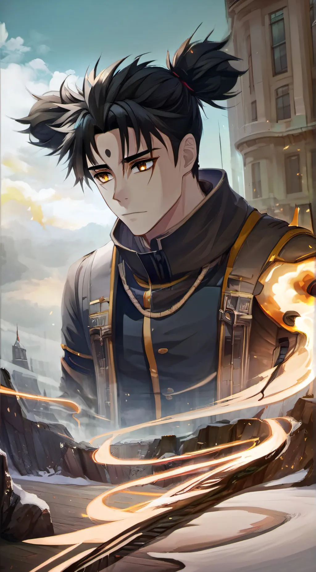 ai character: Choso Kamo background