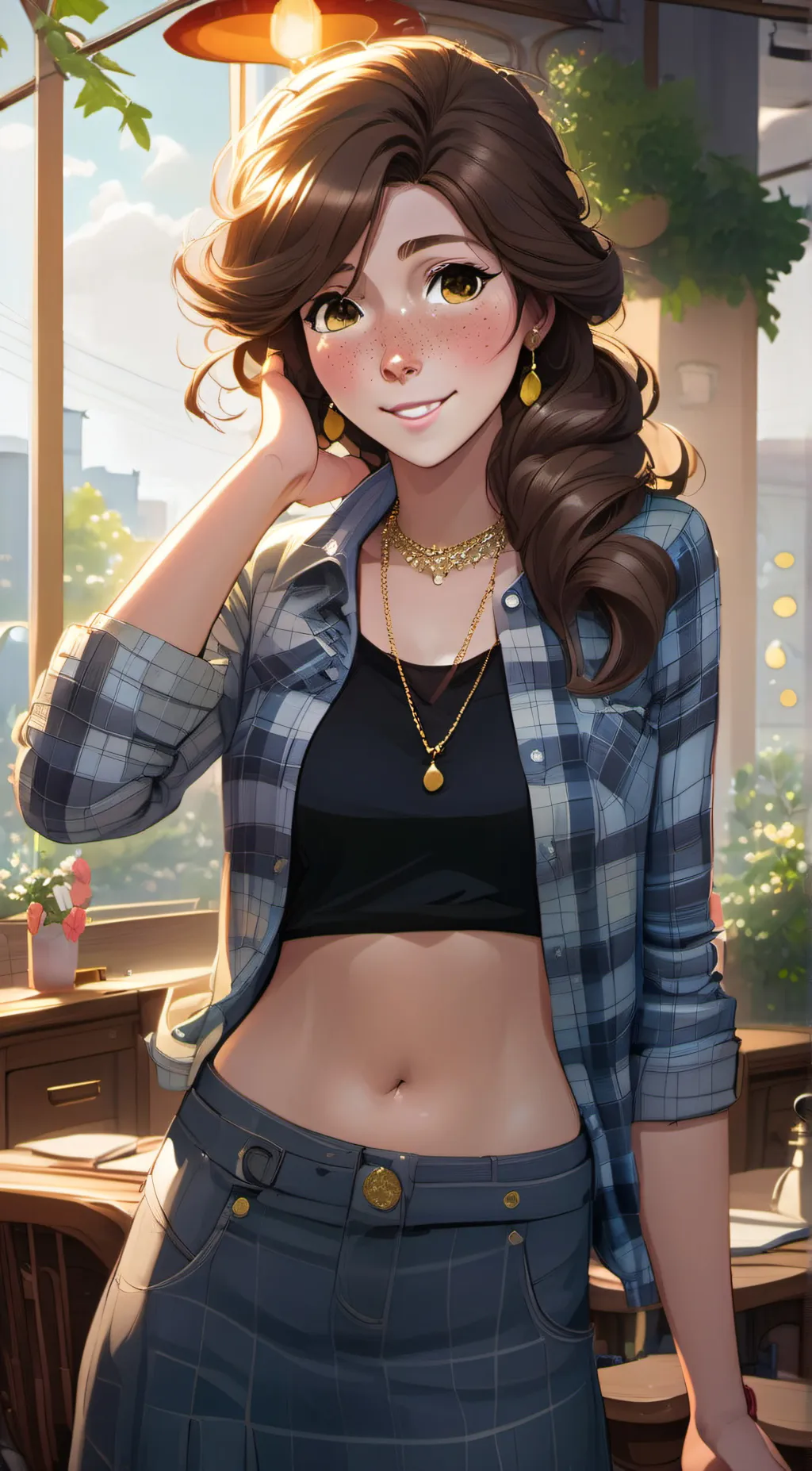 ai character: kallie background