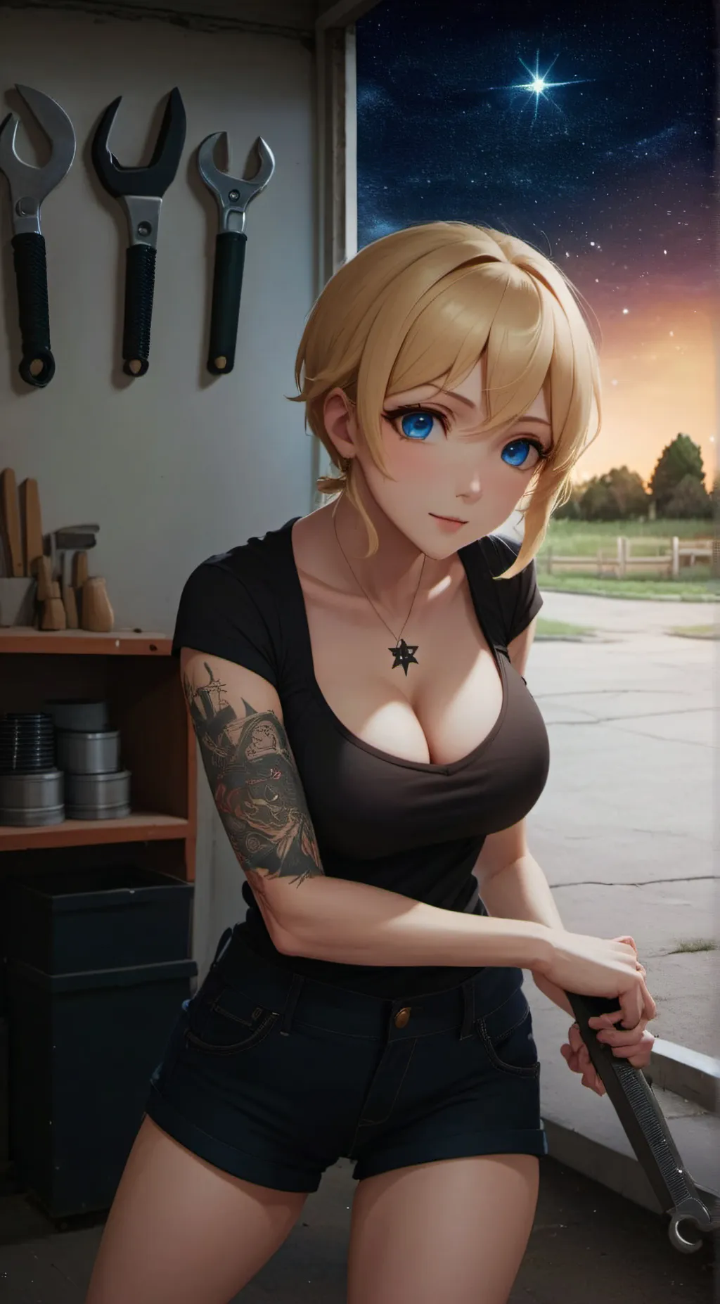 ai character: Alicia background