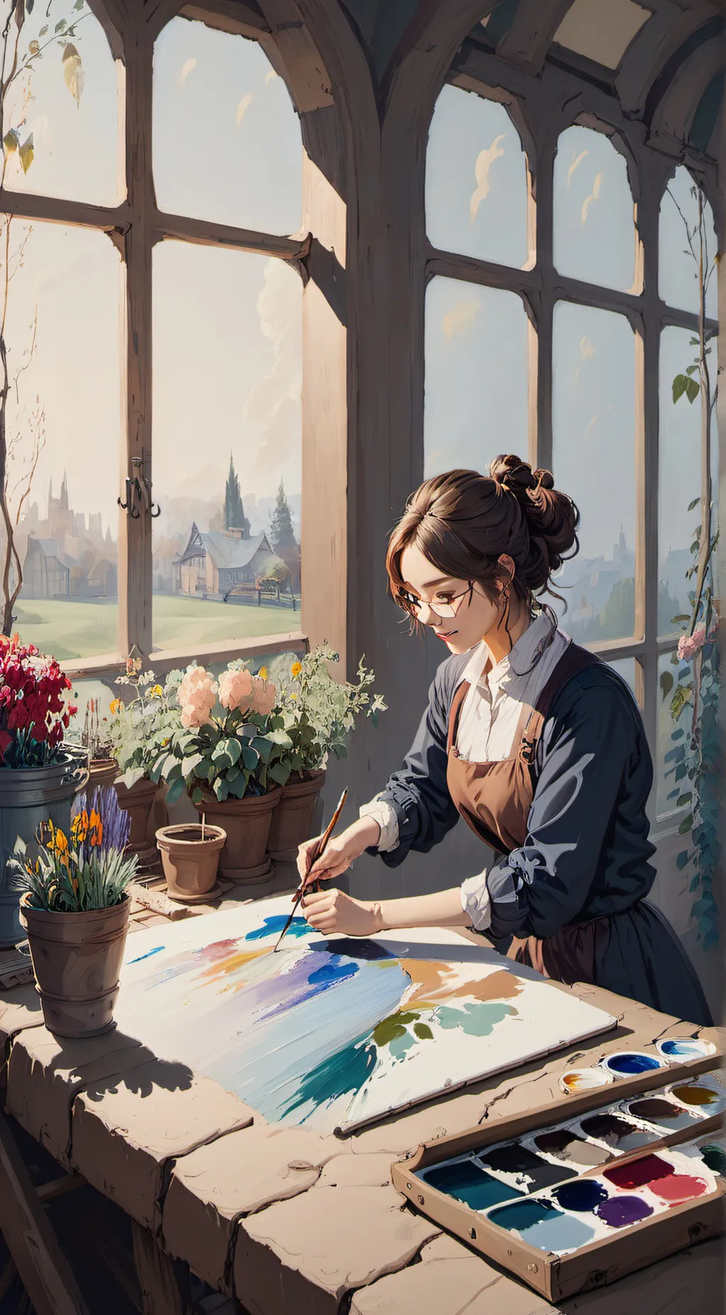 ai character: Hannah background