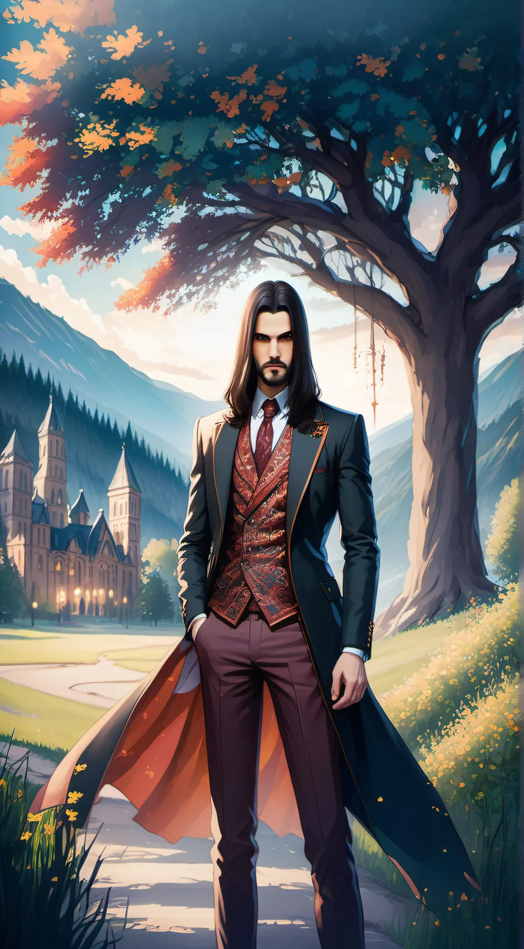 ai character: Novum Patricius  background