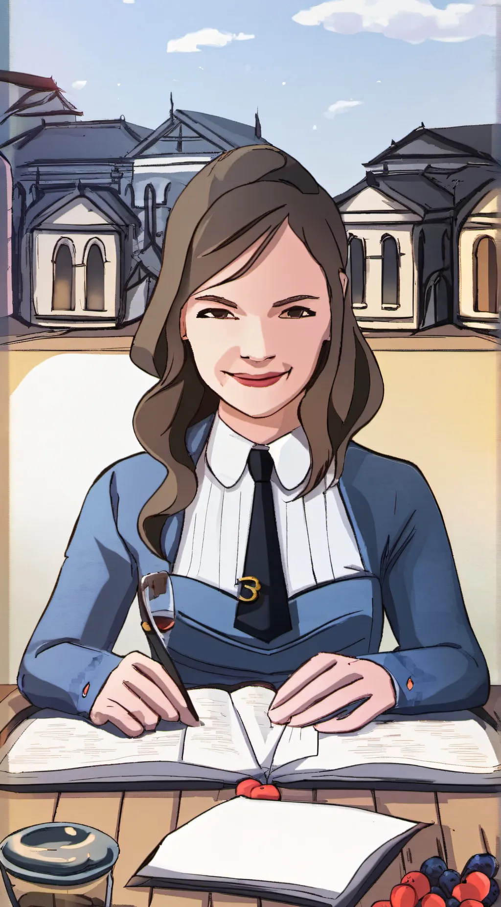 ai character: Poppy background