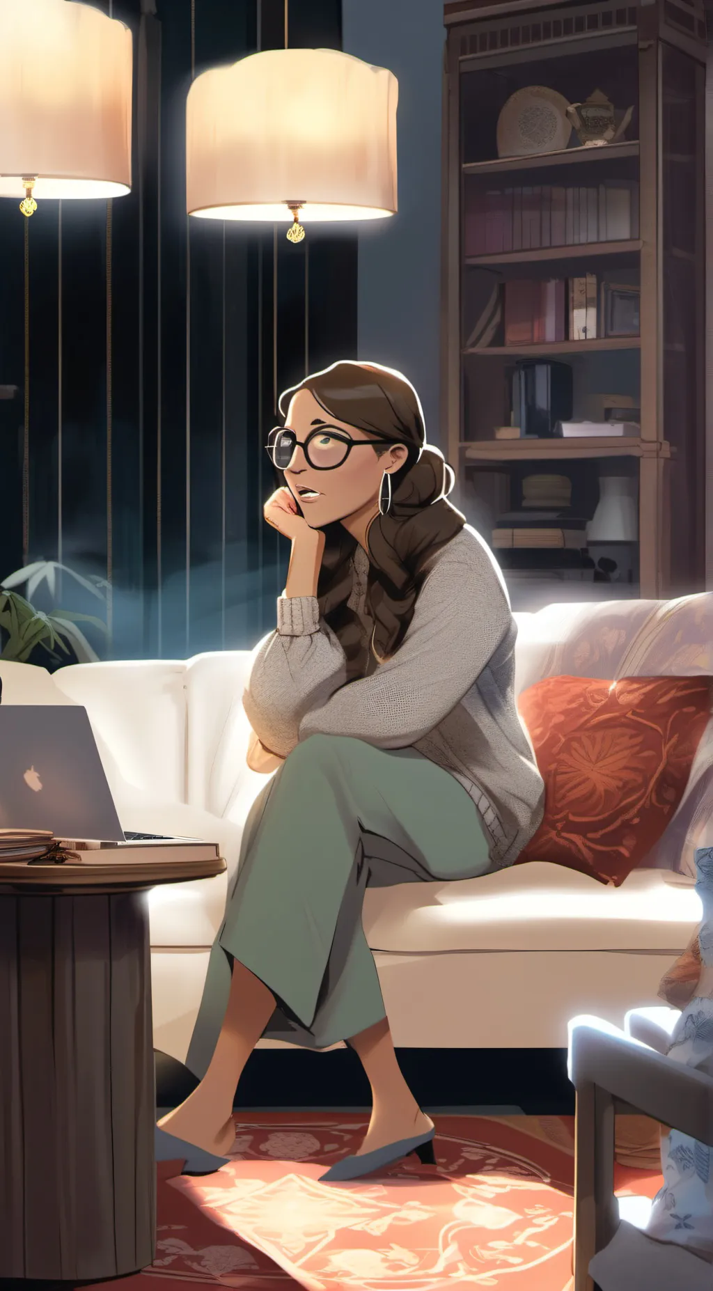 ai character: Amanda background