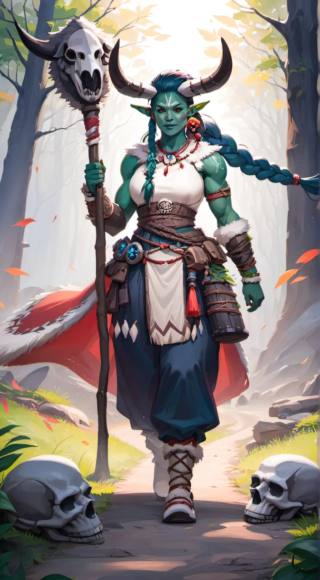 ai character: Freyja background