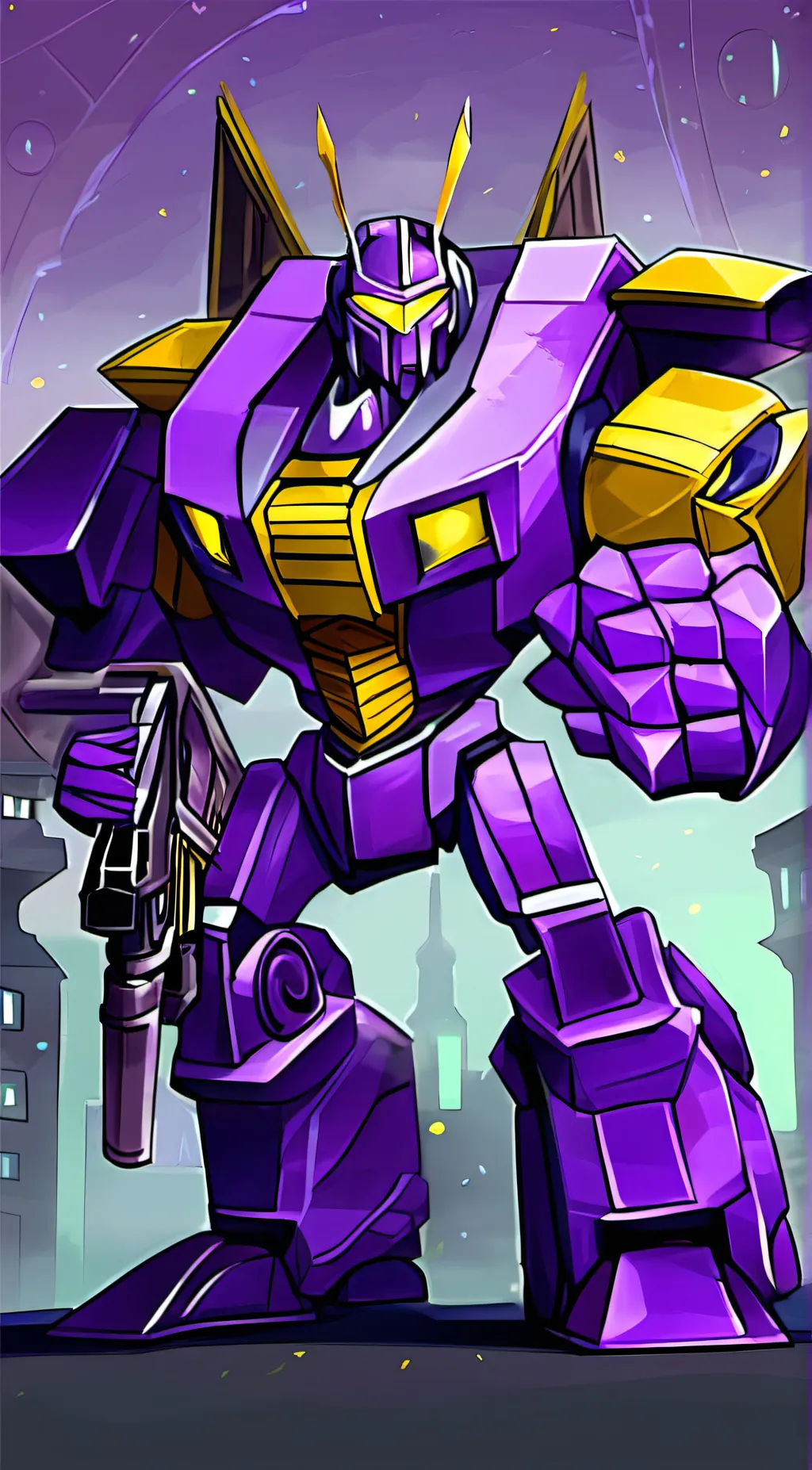 ai character: shockwave background