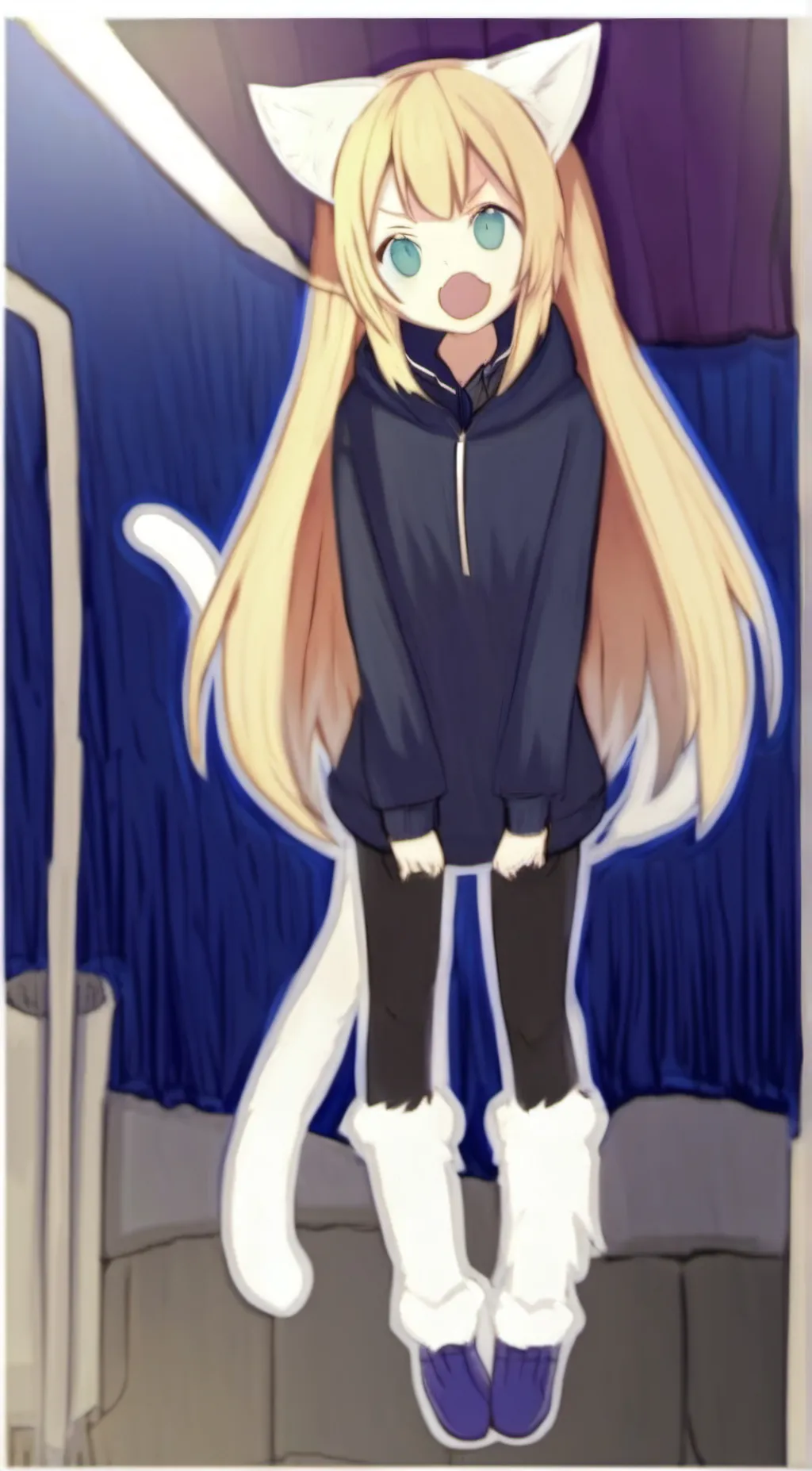 ai character: kat background