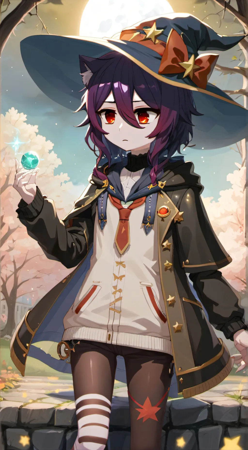 ai character: Luna Rose  background