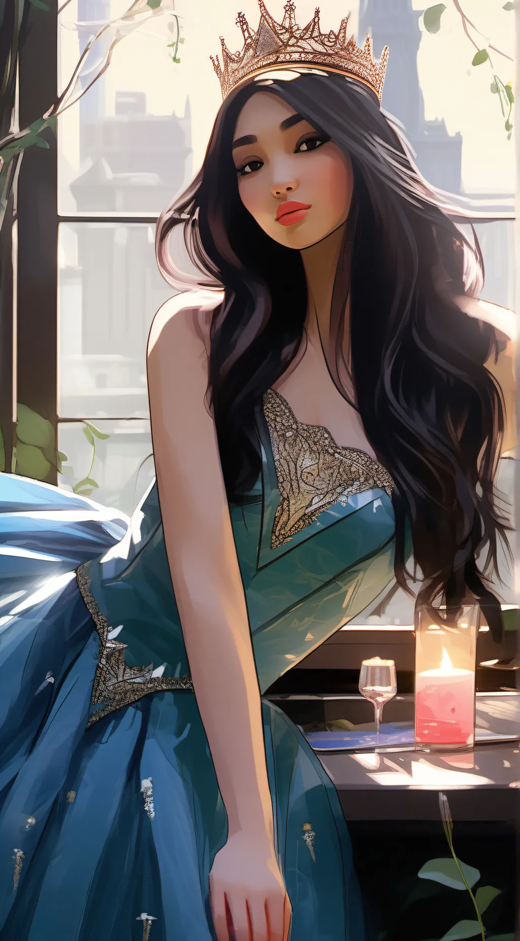 ai character: Princess Jennie background