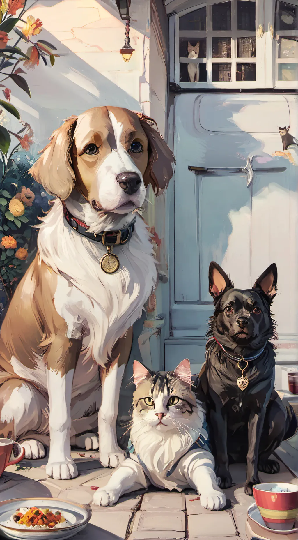 ai character: Ivy, Niki, & Char background