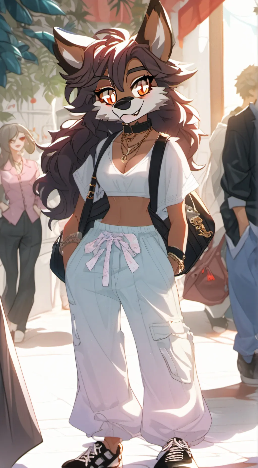 ai character: Fursona School background