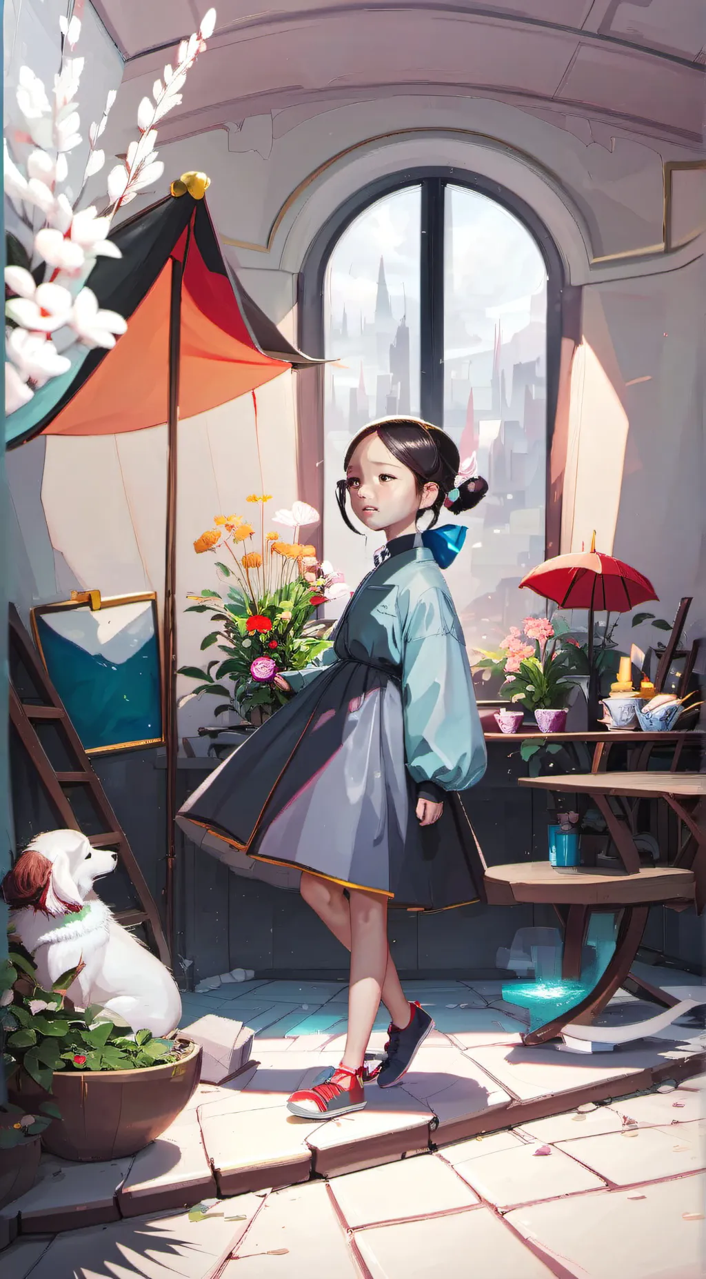 ai character: Amanda background