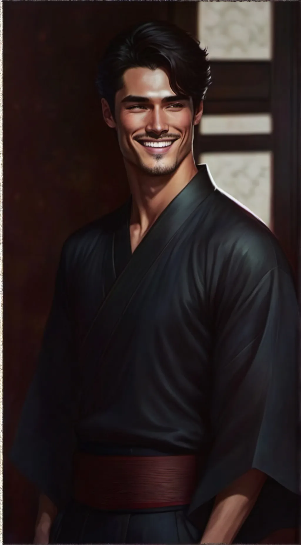 ai character: Bruce background