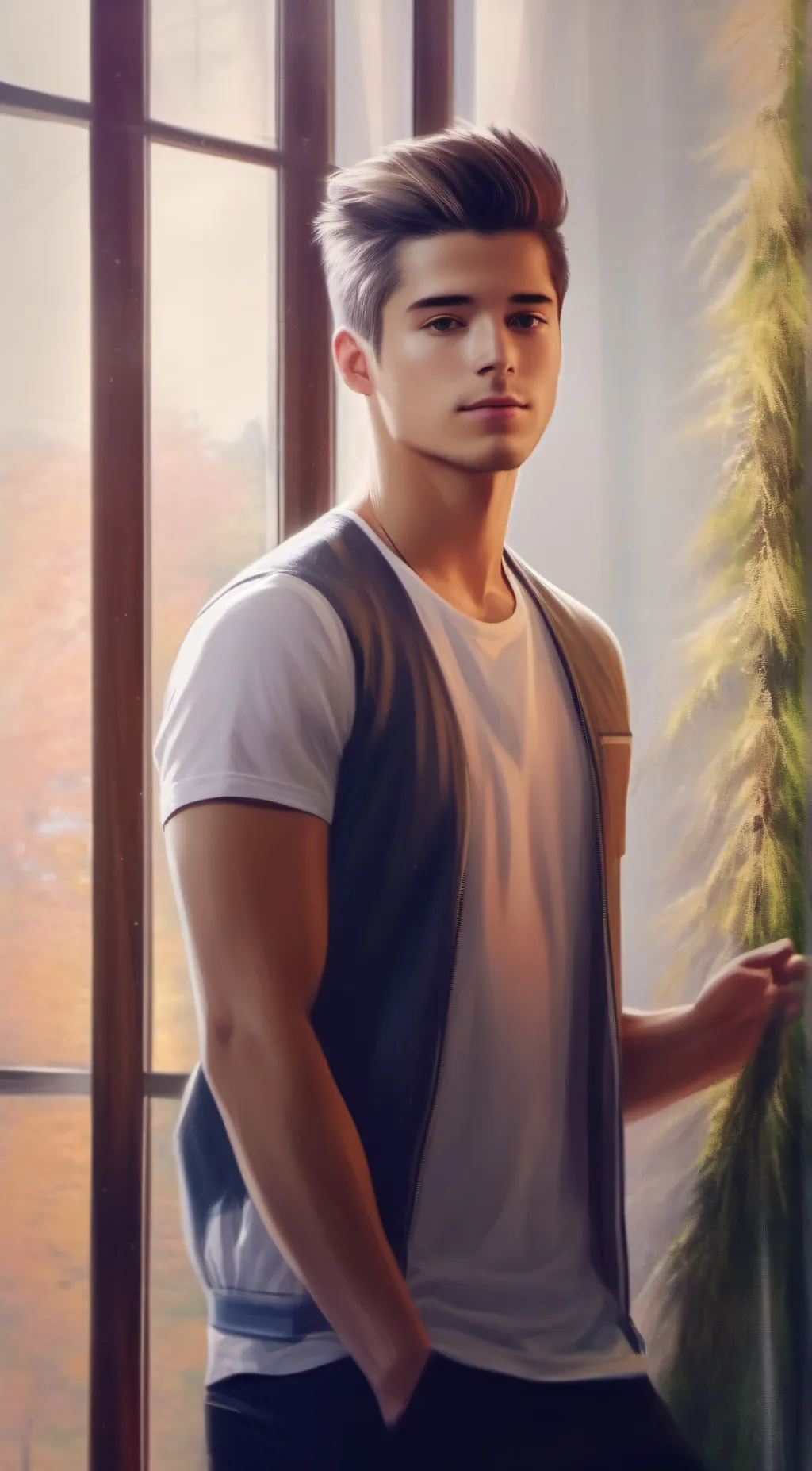 ai character: David  background