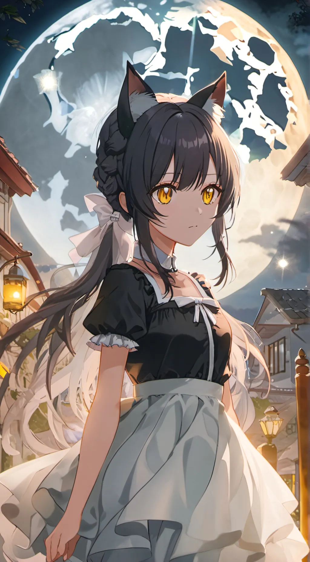 ai character: Luna background