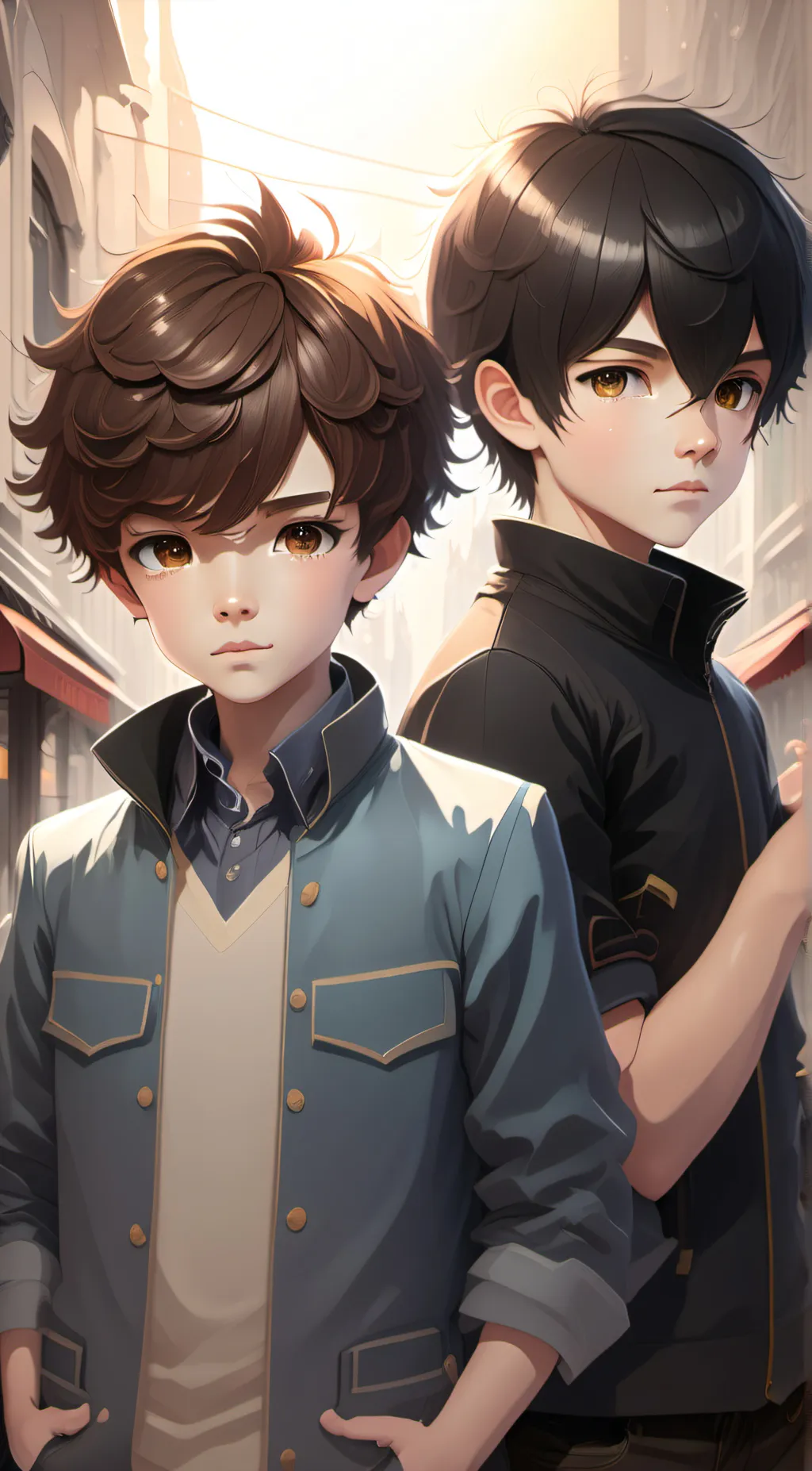 ai character: Carter&Alex background