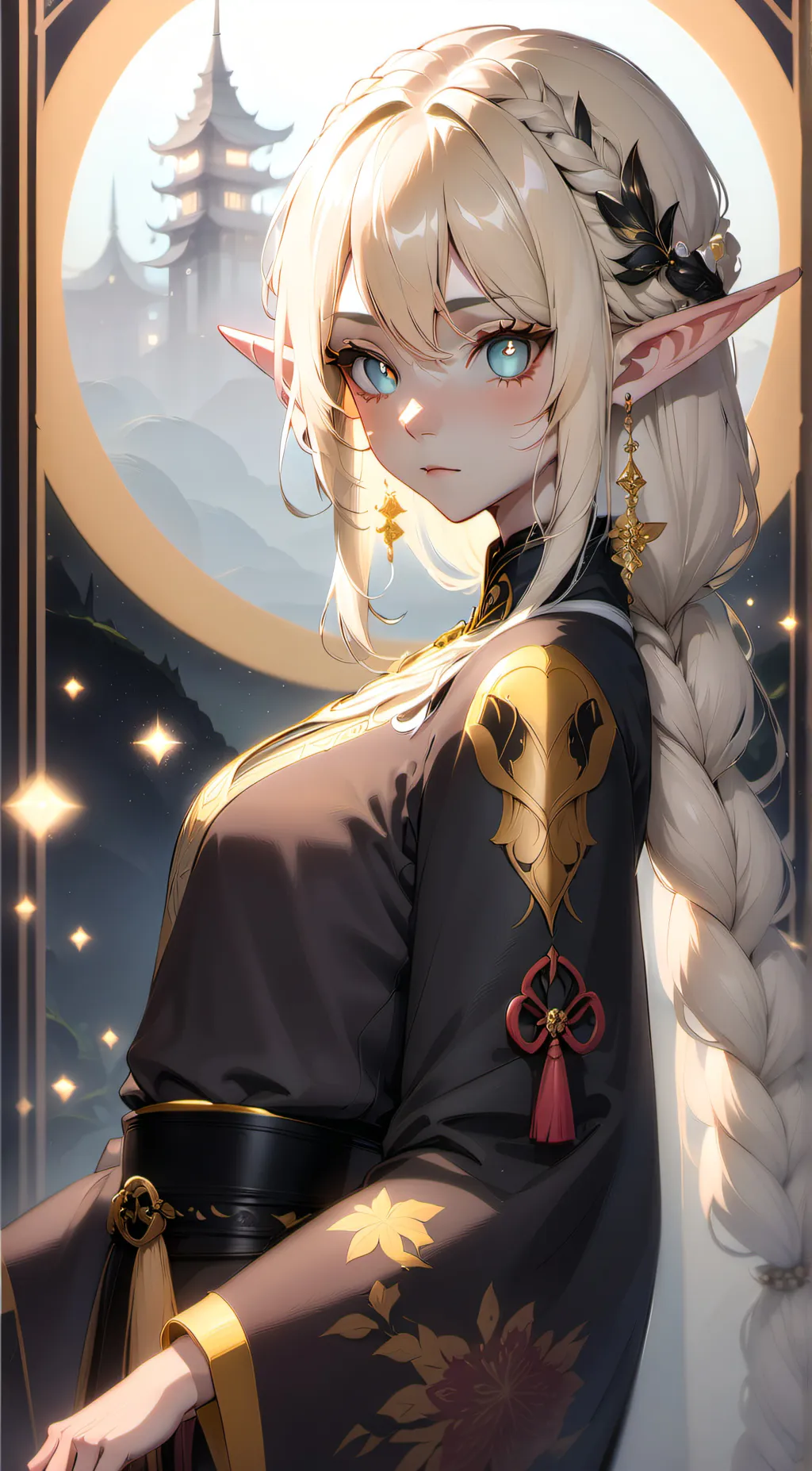 ai character: Evelyn Elfhame background