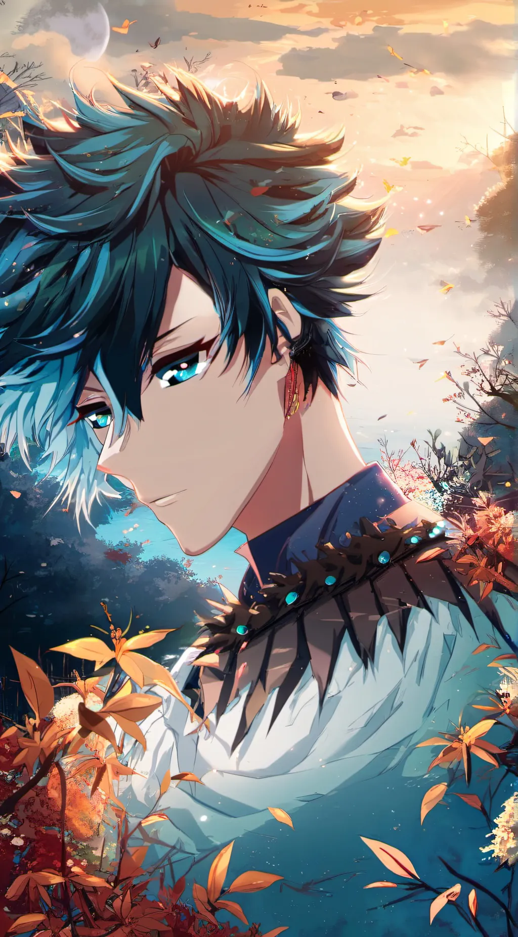 ai character: dabi  background