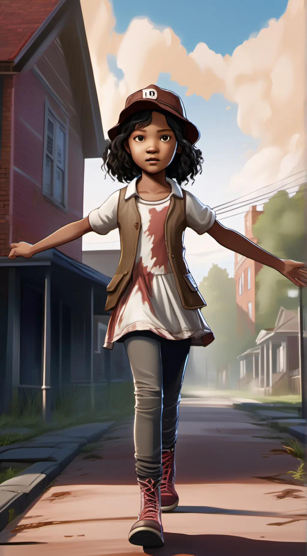 ai character: Clemintine background