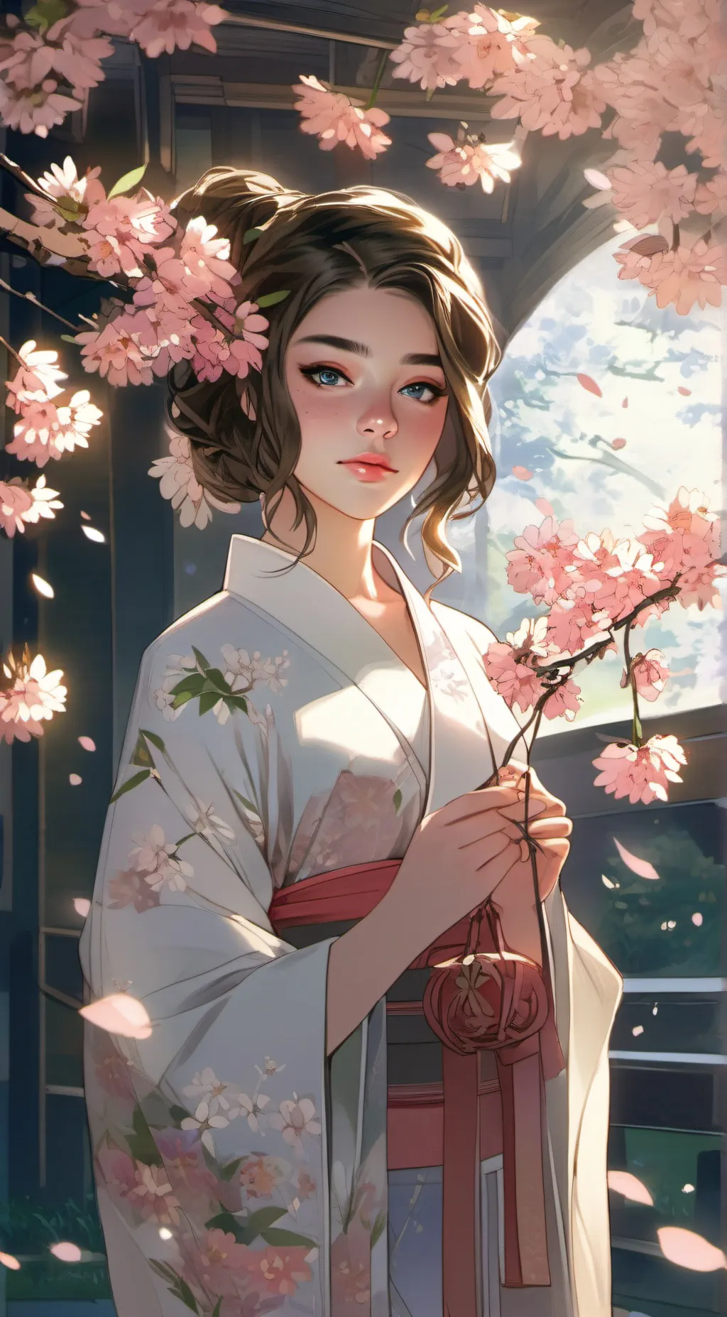 ai character: Ayame background