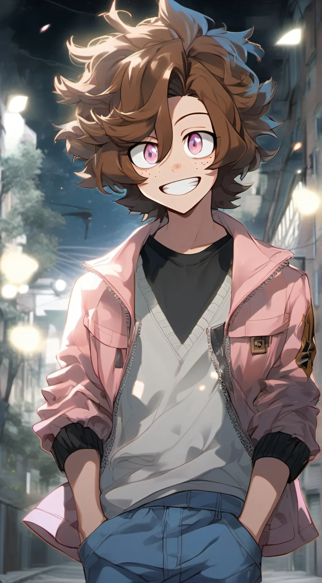 ai character: Isamu Midoriya background