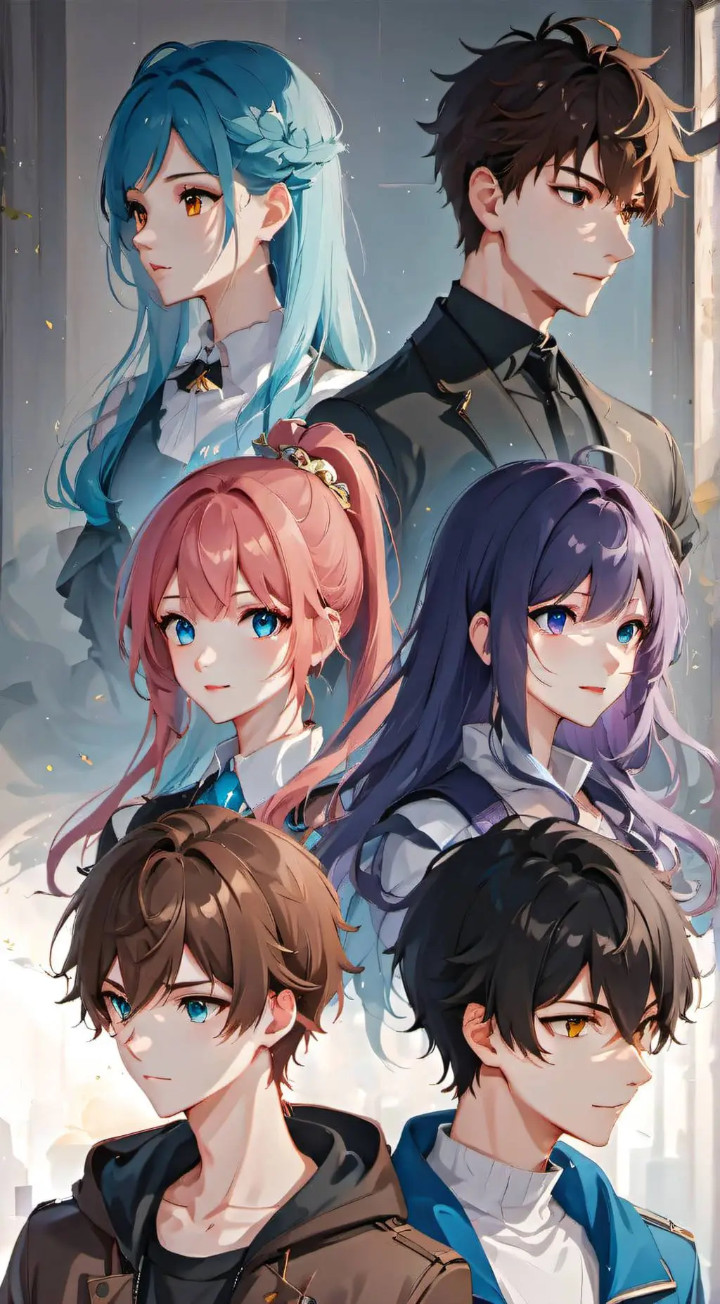 ai character: BFFS background