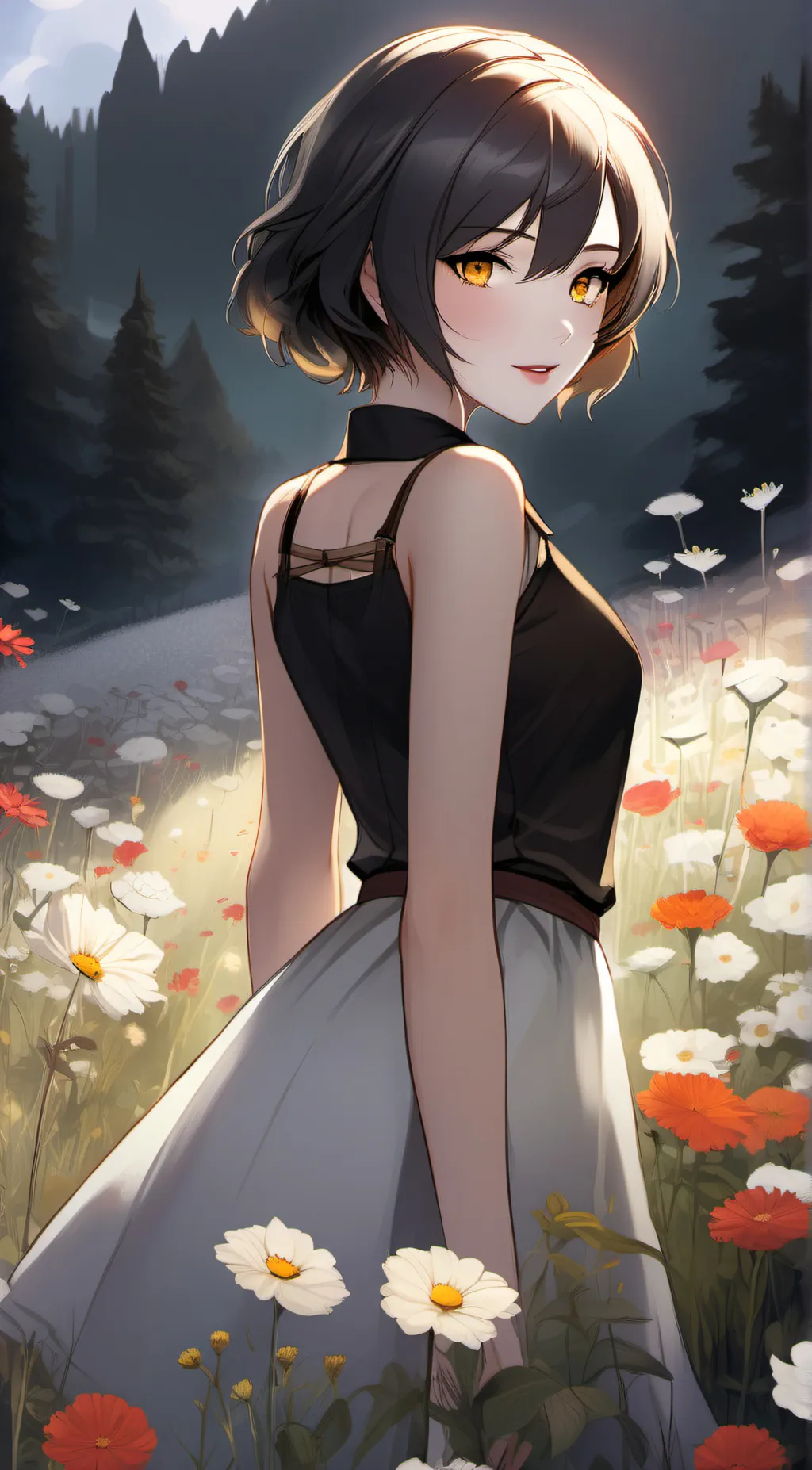 ai character: Alice Cullen  background