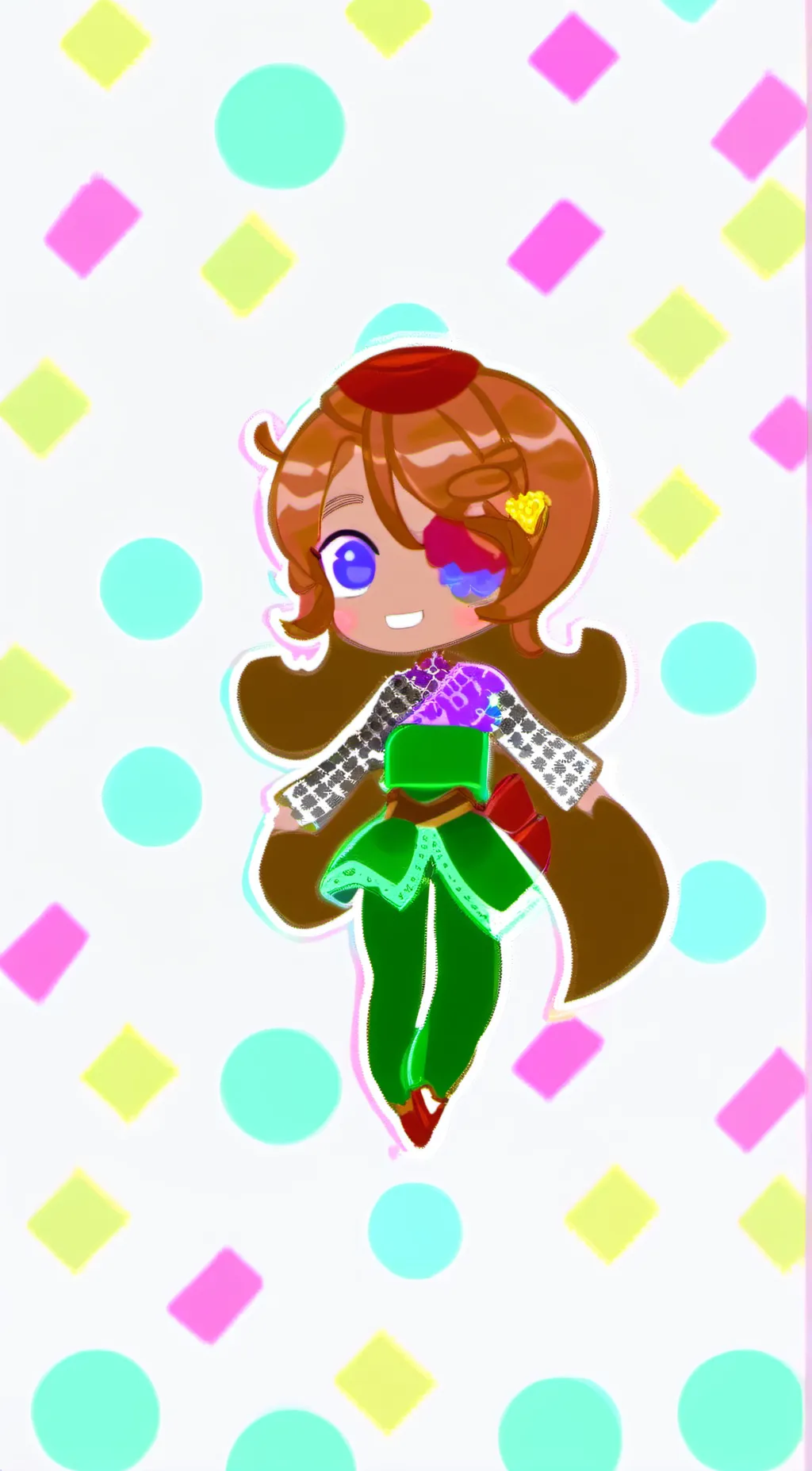 ai character: Gacha background