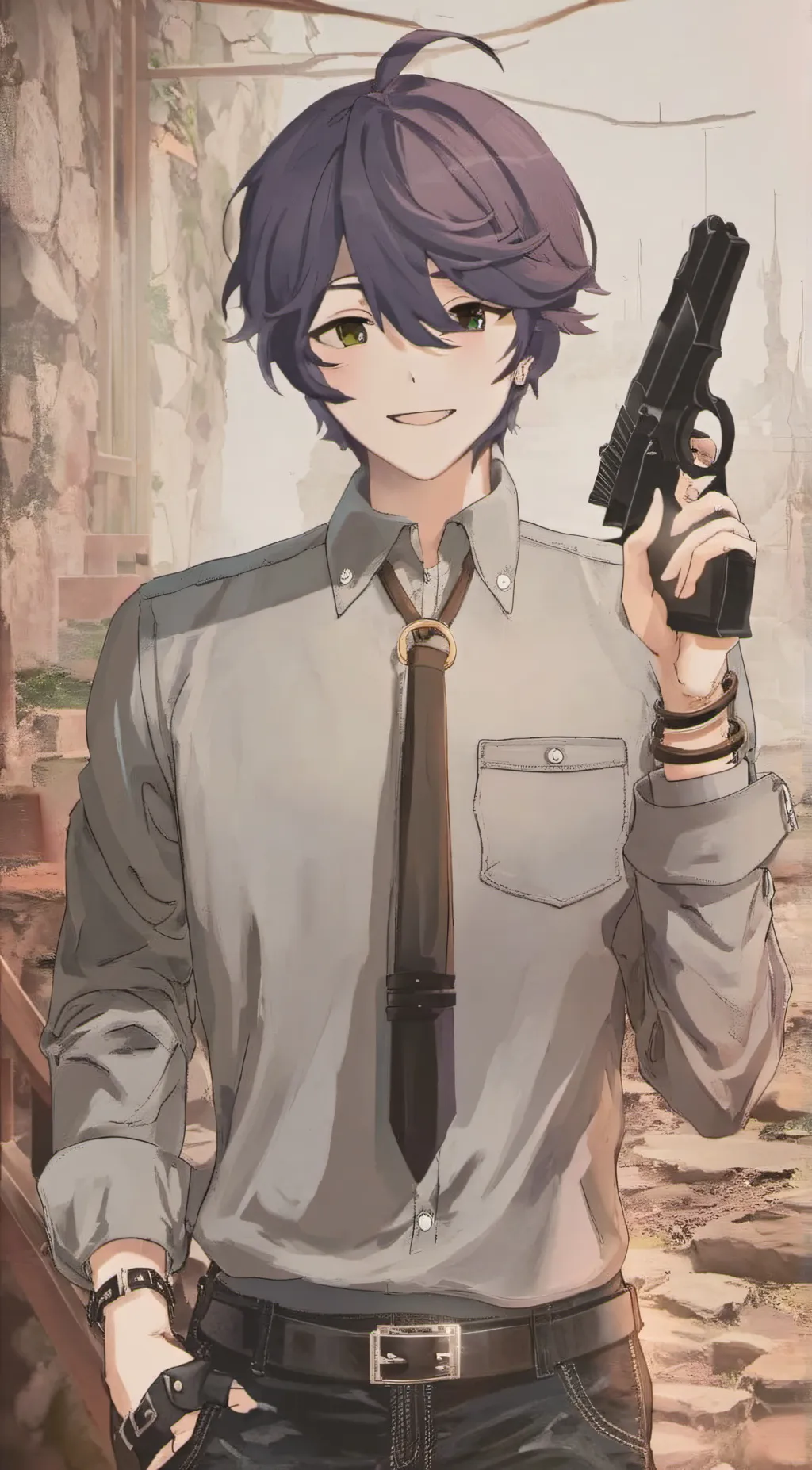 ai character: Shoto background