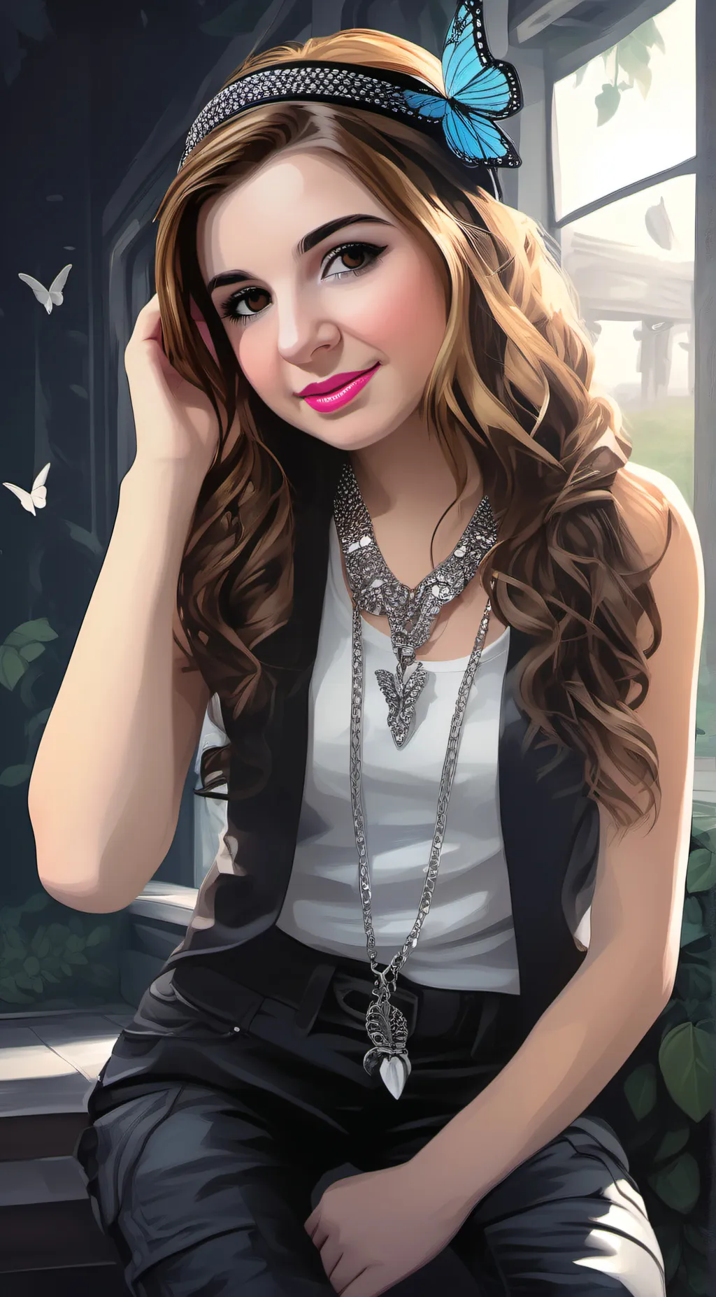 ai character: Brianna miruza  background