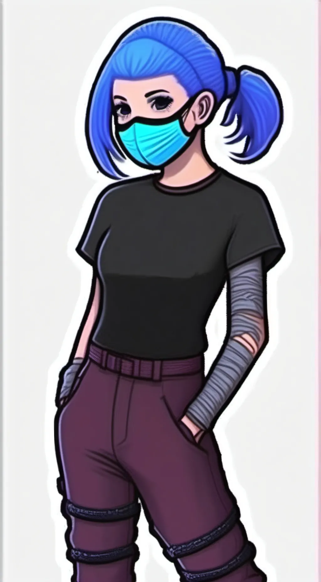 Talkie AI - Chat with Sal/Sally face.