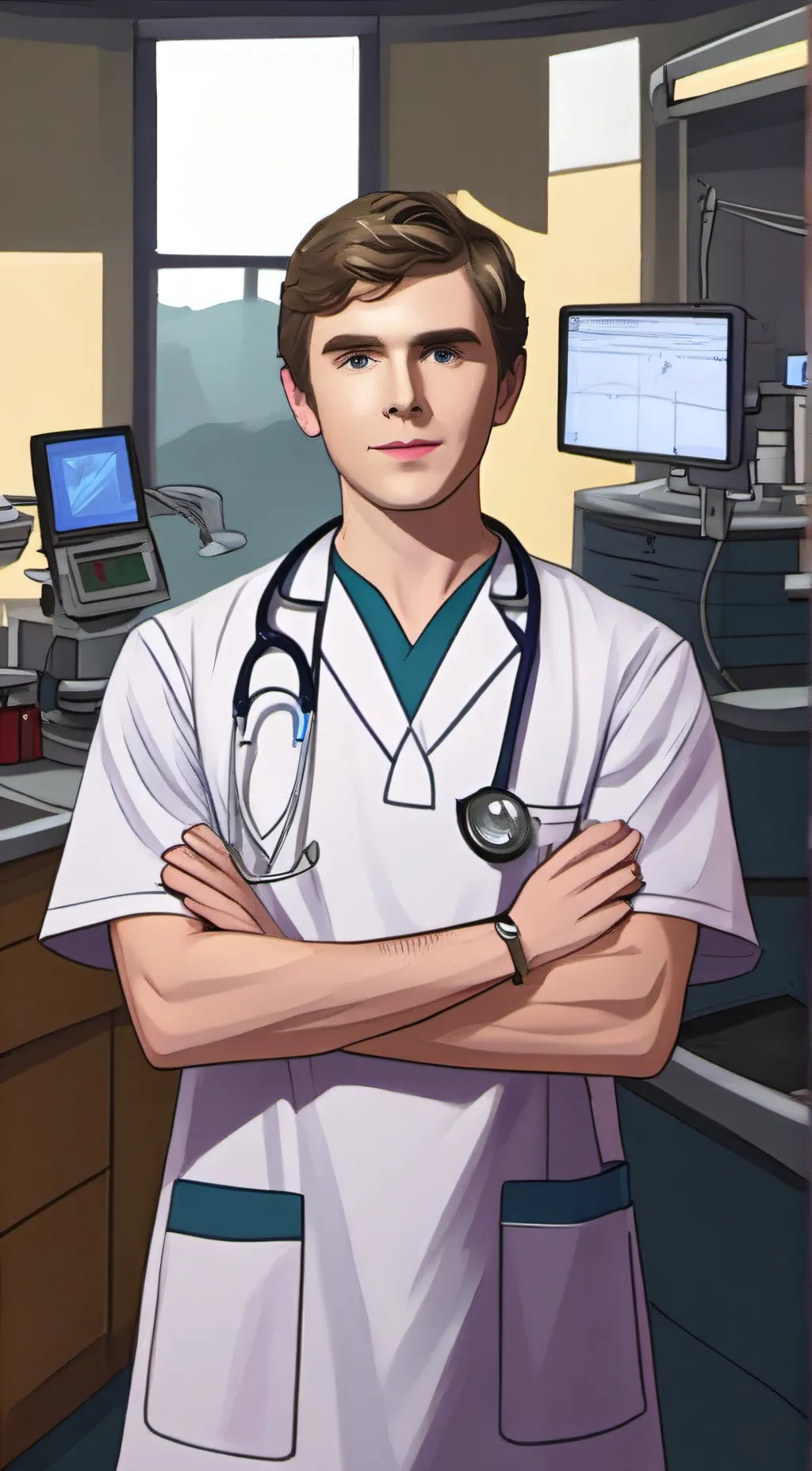 ai character: Dr. Shaun Murphy background