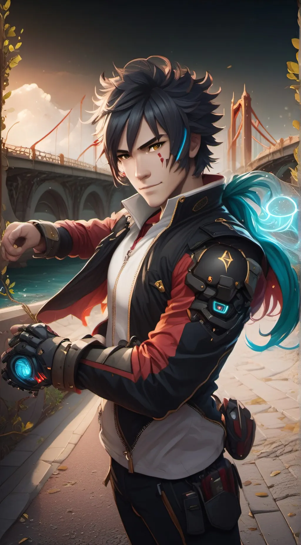 ai character: masa shimamoto background