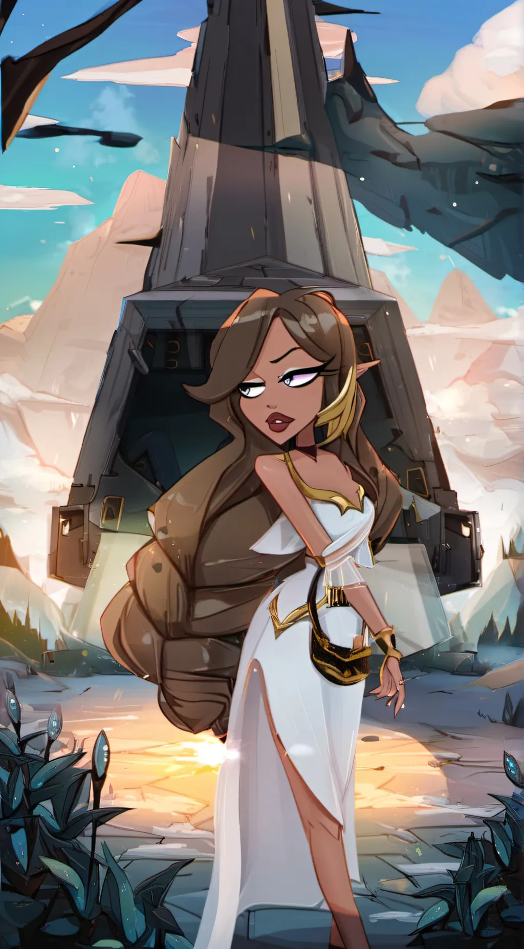 ai character: Starlight  background