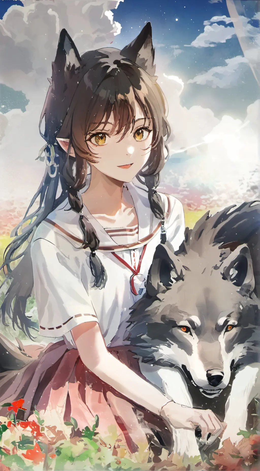 ai character: Angela background