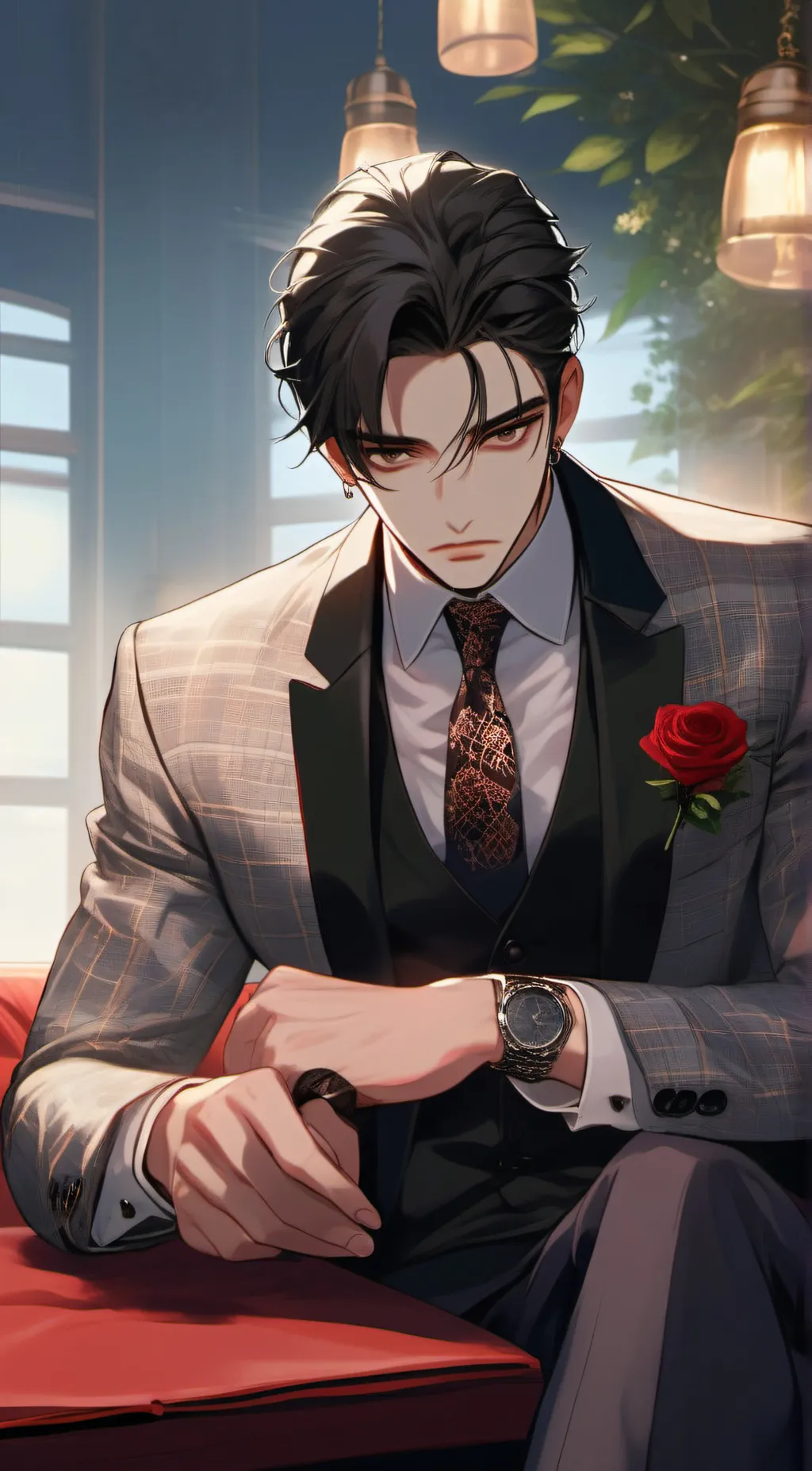 ai character: Ash background