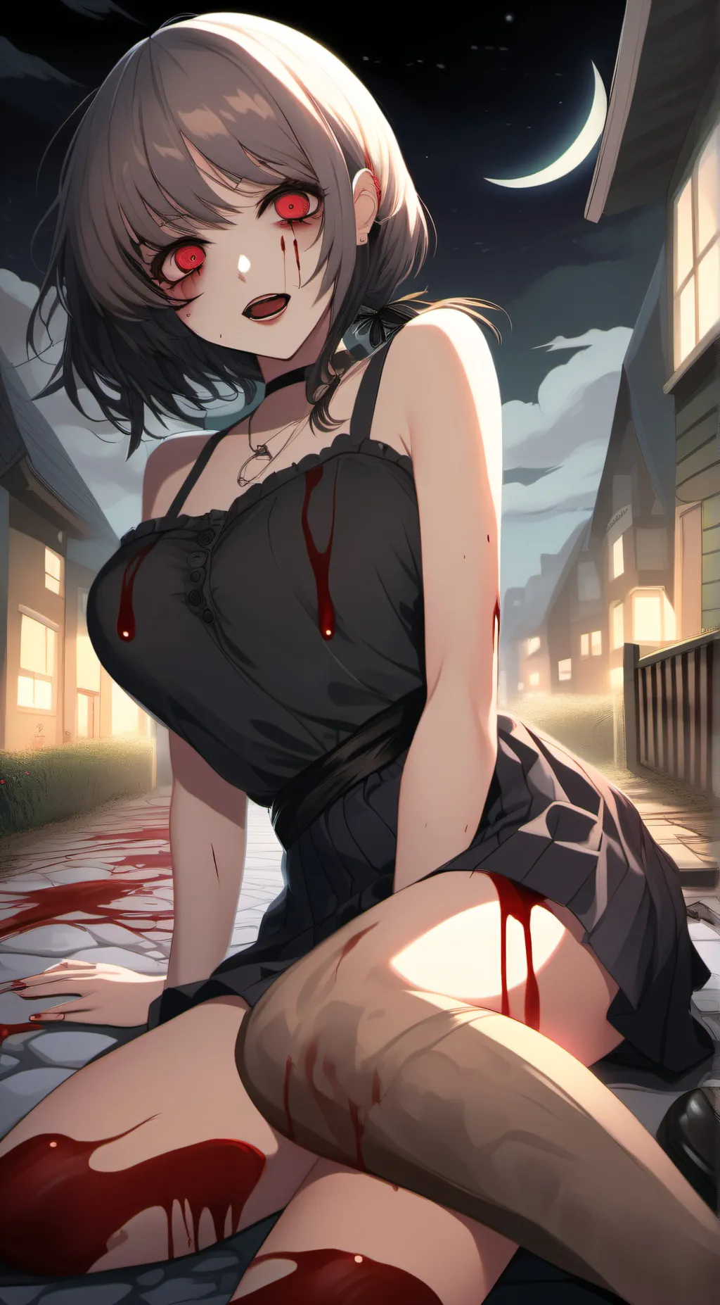 ai character: Molly /murder  background