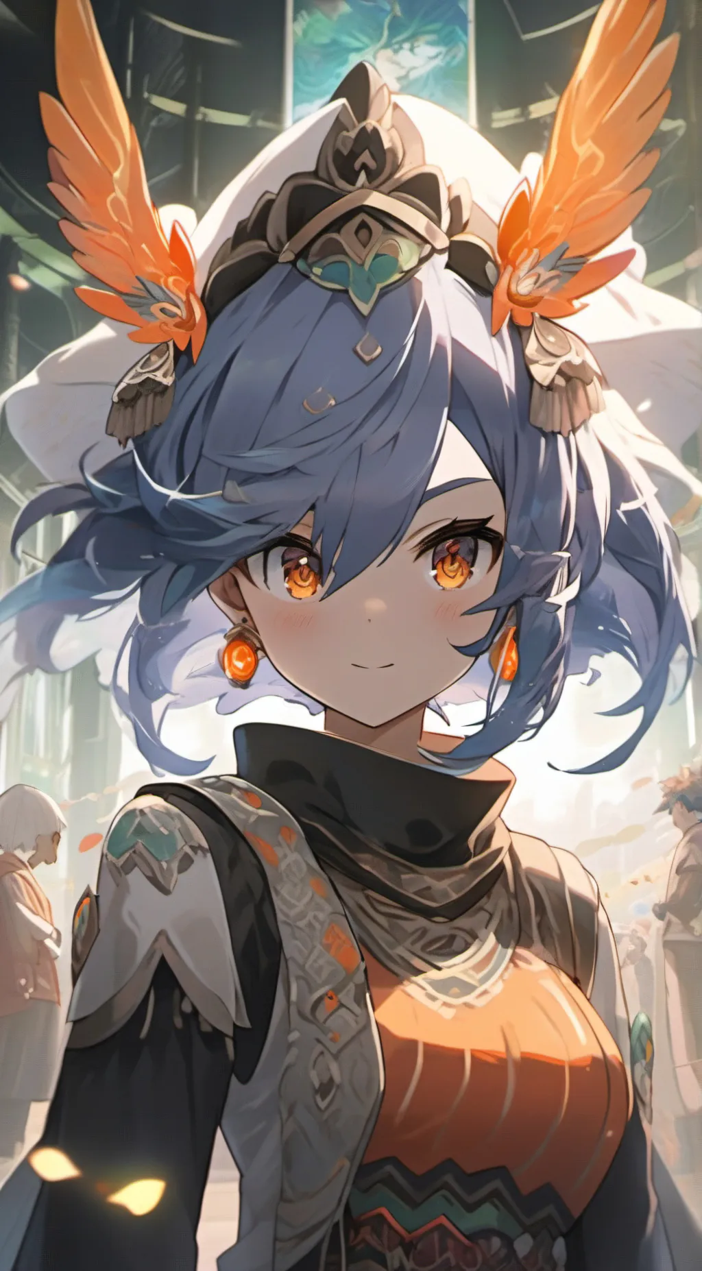 ai character: Sus female m sonic background