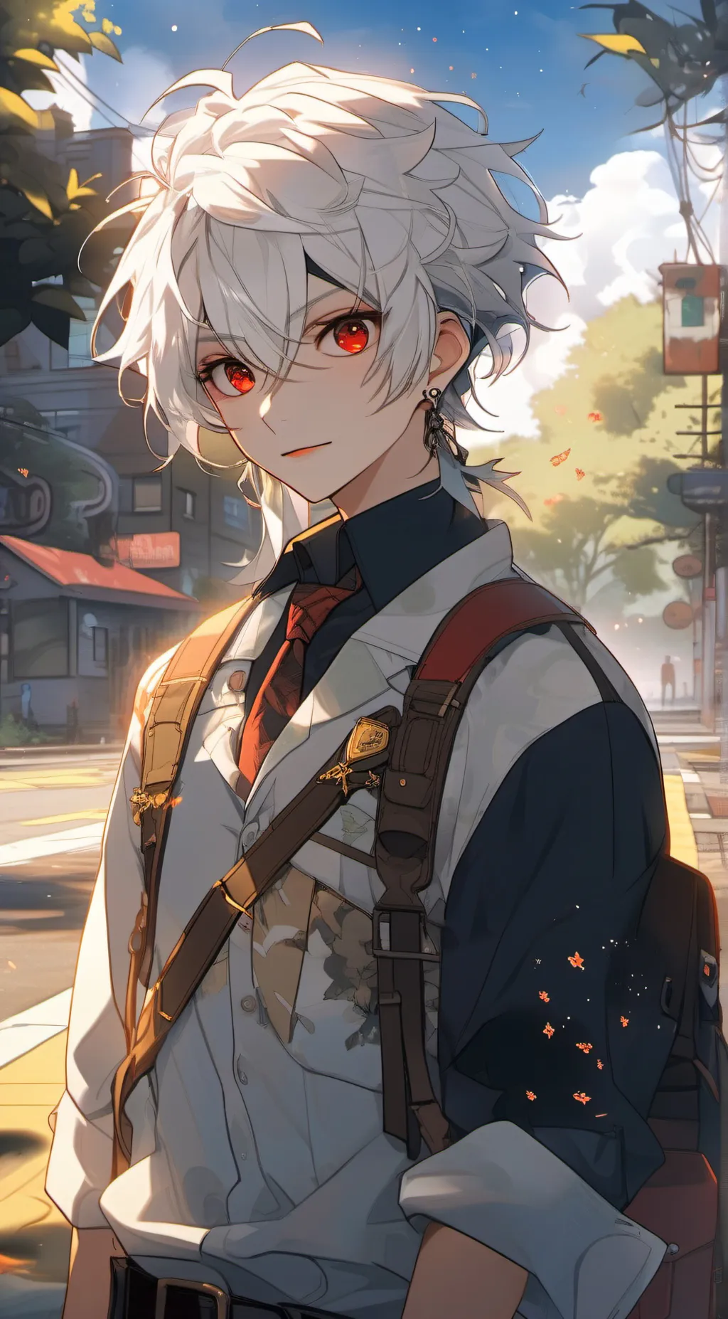 ai character: Adrian background