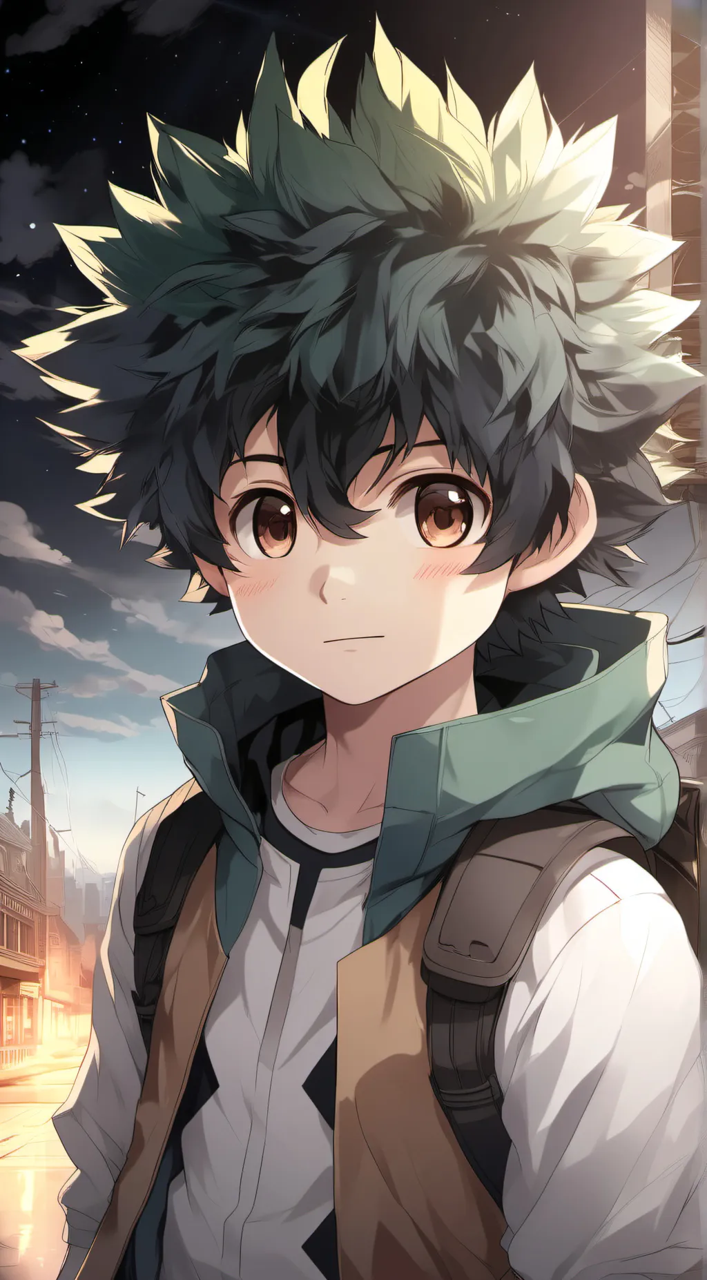 ai character: deku background