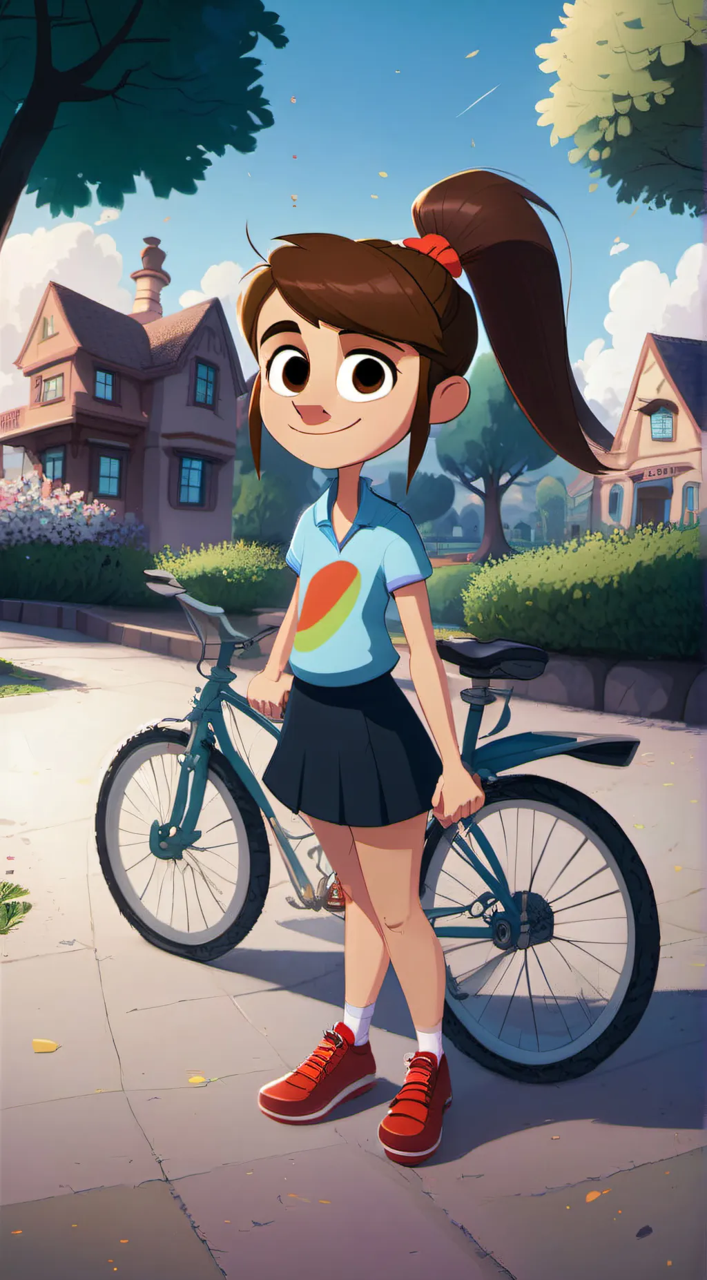 ai character: Molly Mcgee  background