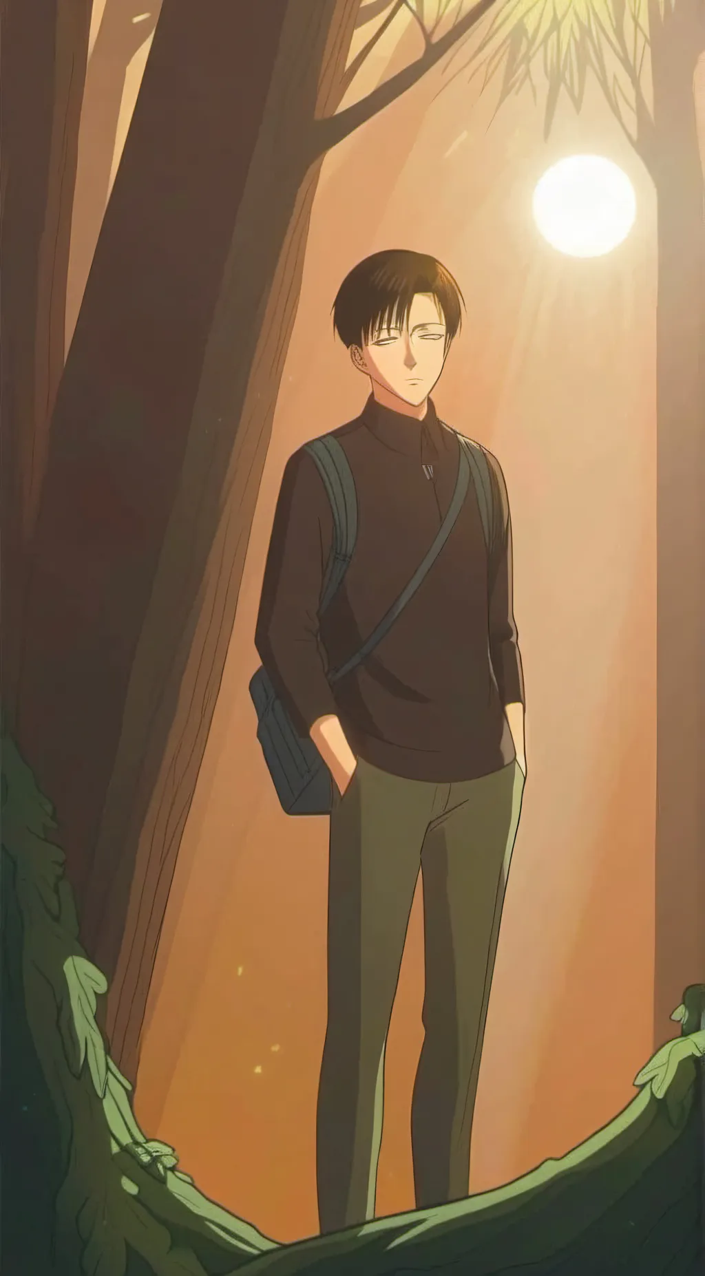 ai character: Levi background