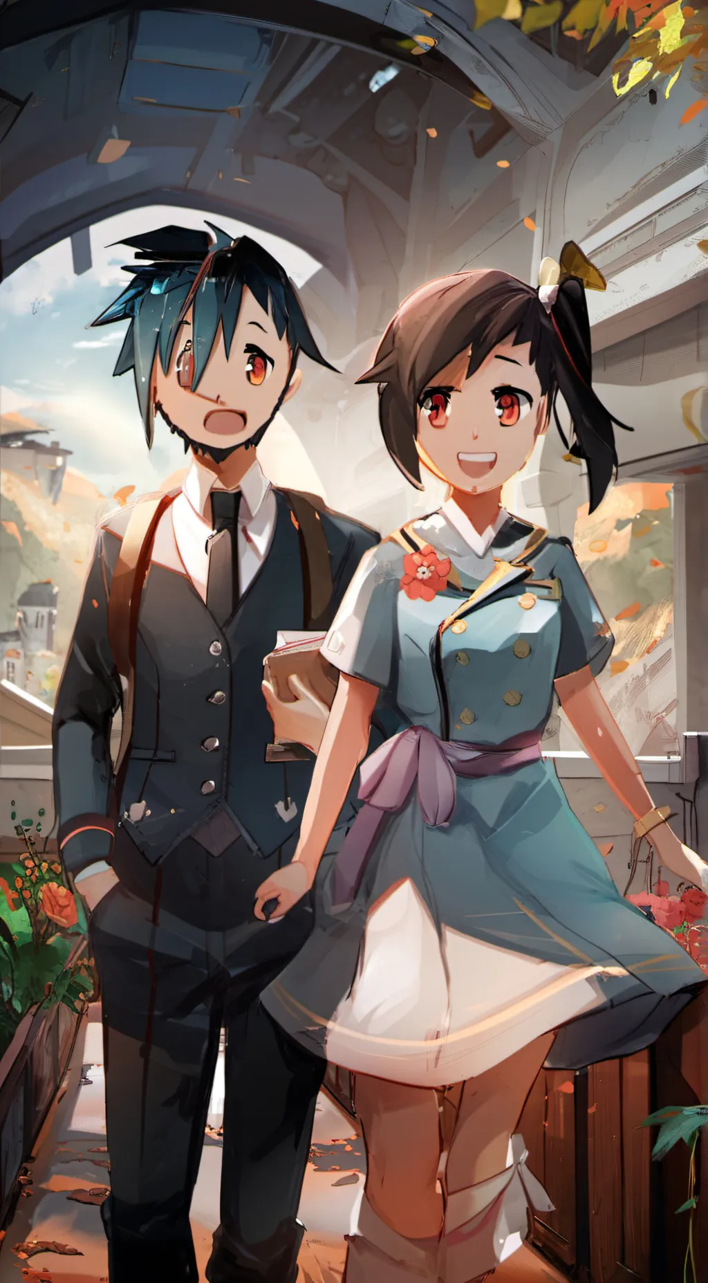 ai character: Sebastian  background