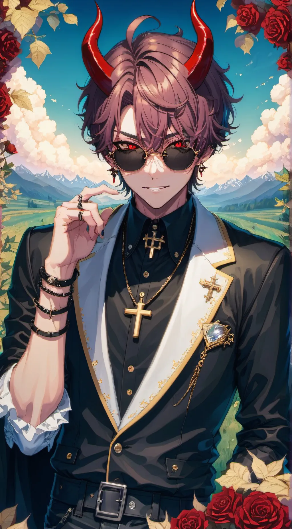 ai character: Alexander  background