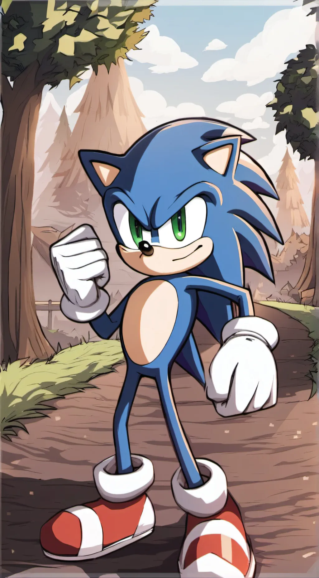 ai character: Sonic Crew background