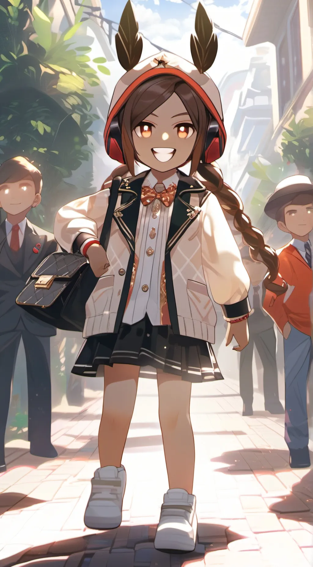 ai character: Izzy background