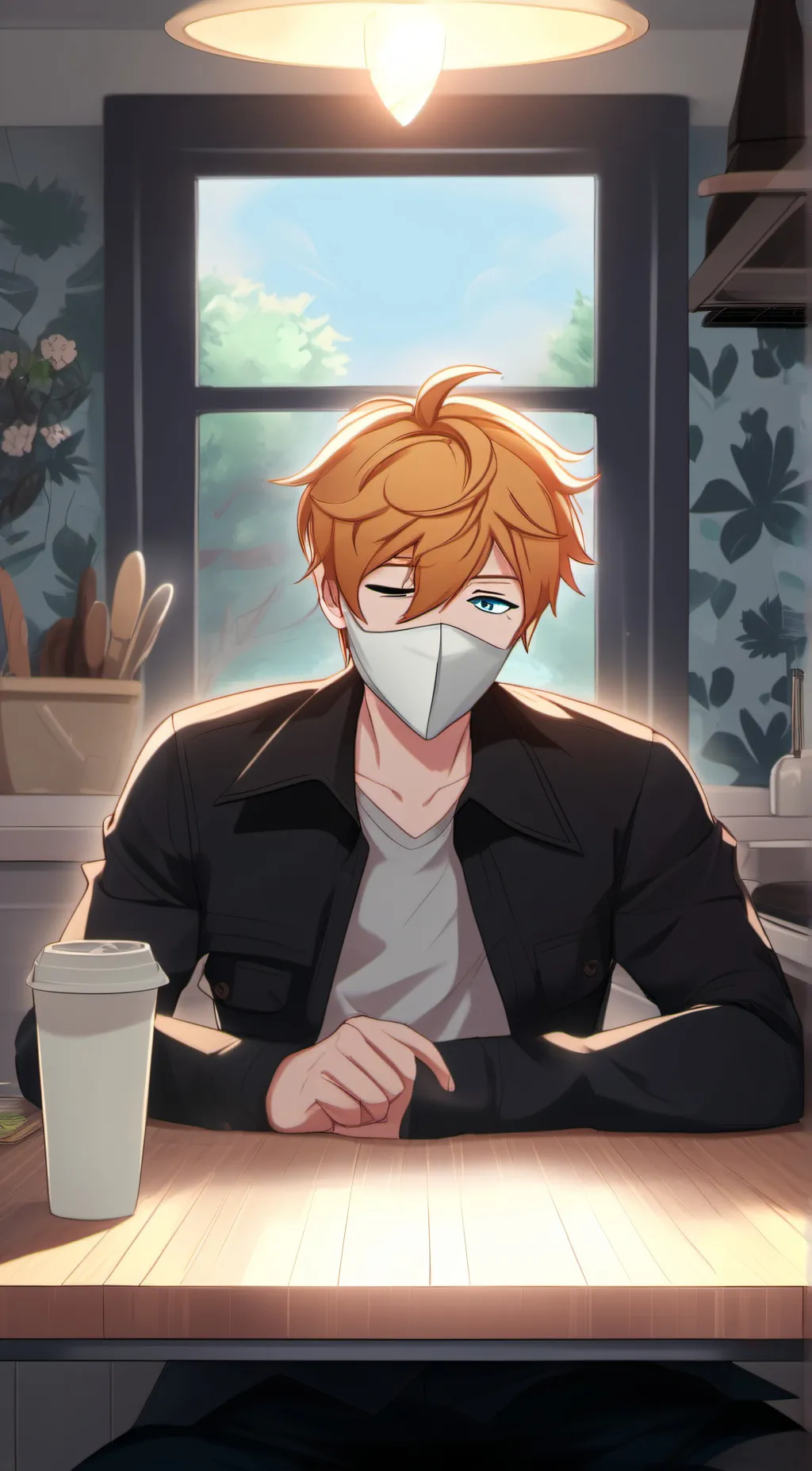 ai character: Liam  background