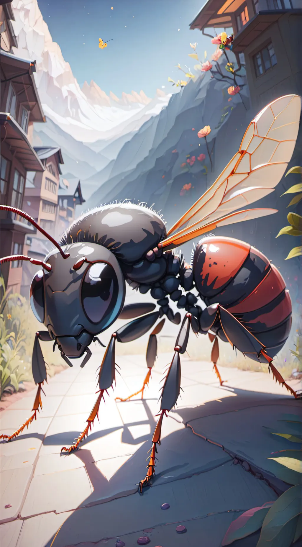 ai character: Ant background