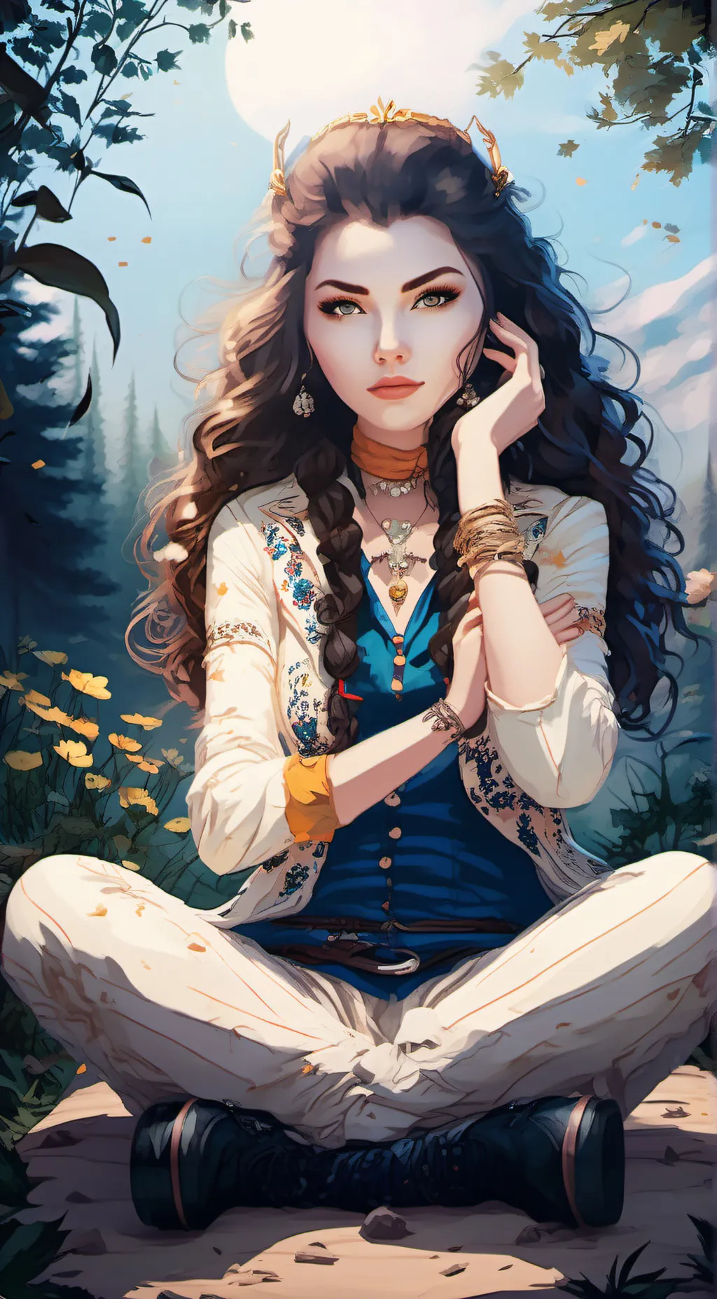 ai character: michi background