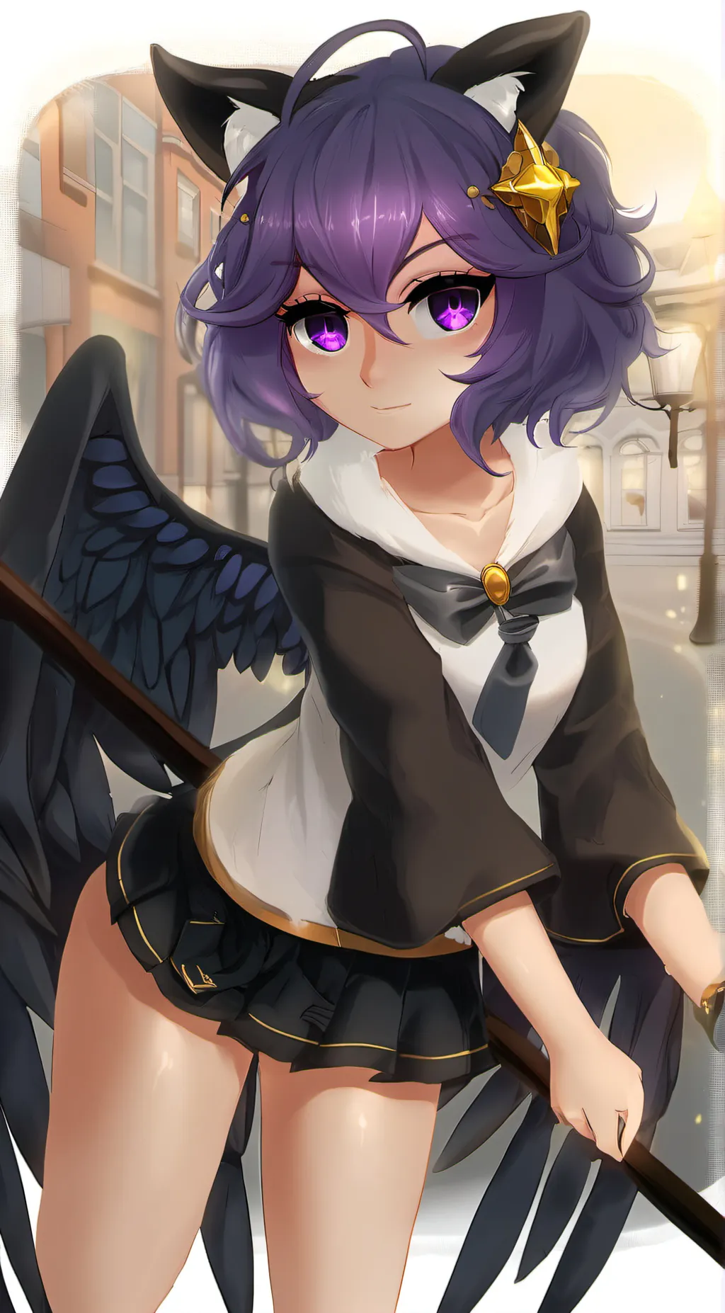 ai character: Ashley background